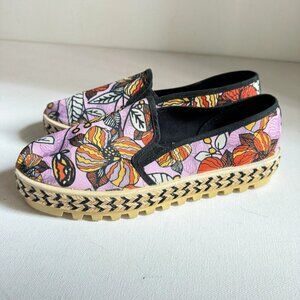 Sixty Seven Colourful CAnvas Slip On  espdrilles 38